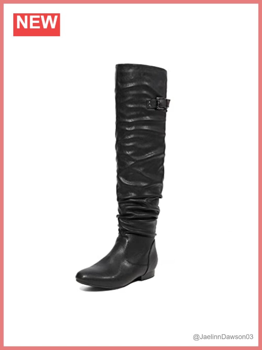 Over the Knee Slouch Boots with Faux Fur Lining